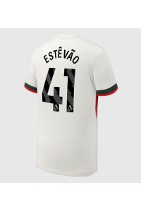 Chelsea Estevao Willian #41 Fotballdrakt Borte Klær 2025-26 Korte ermer